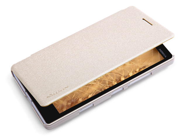 Чехол Nillkin Sparkle Leather Case для Nokia Lumia 930 (золотистый, кожаный)