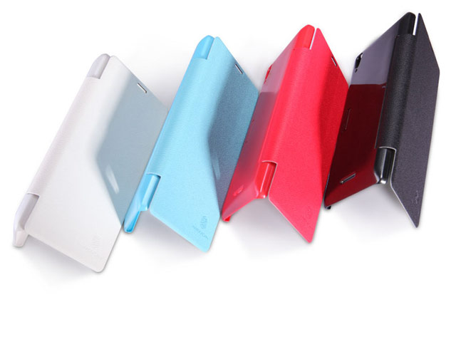 Чехол Nillkin Fresh Series Leather case для Sony Xperia T3 M50 (голубой, кожаный)