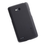 Чехол Nillkin Hard case для LG L80 D380 (черный, пластиковый)