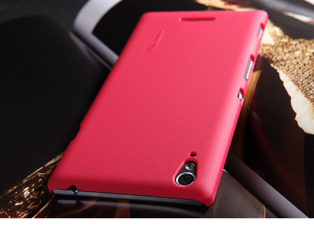 Чехол Nillkin Hard case для Sony Xperia T3 M50 (красный, пластиковый)
