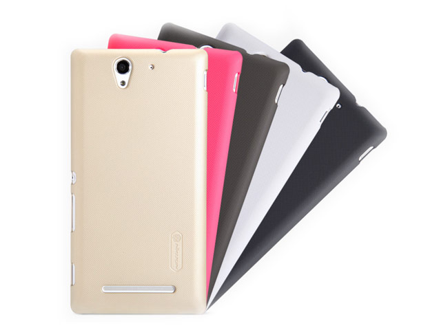 Чехол Nillkin Hard case для Sony Xperia C3 S55T (черный, пластиковый)