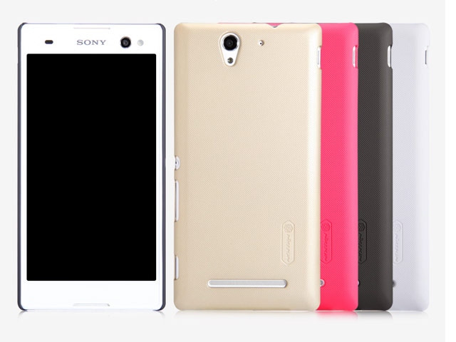 Чехол Nillkin Hard case для Sony Xperia C3 S55T (черный, пластиковый)