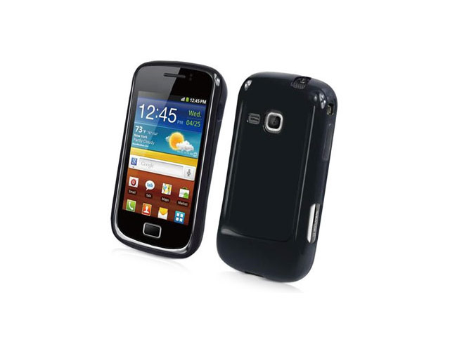 Чехол Yotrix SoftCase для Samsung Galaxy Mini 2 S6500 (гелевый, черный)