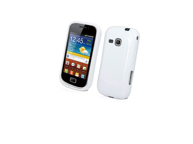 Чехол Yotrix SoftCase для Samsung Galaxy Mini 2 S6500 (гелевый, белый)