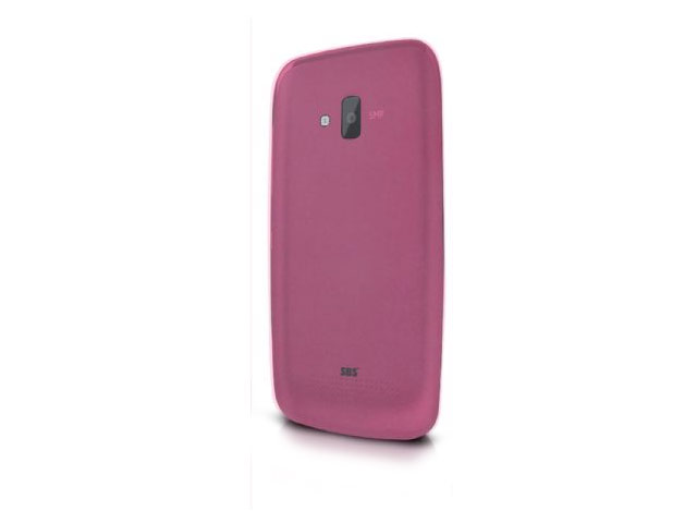 Чехол Yotrix SoftCase для Nokia Lumia 610 (гелевый, розовый)