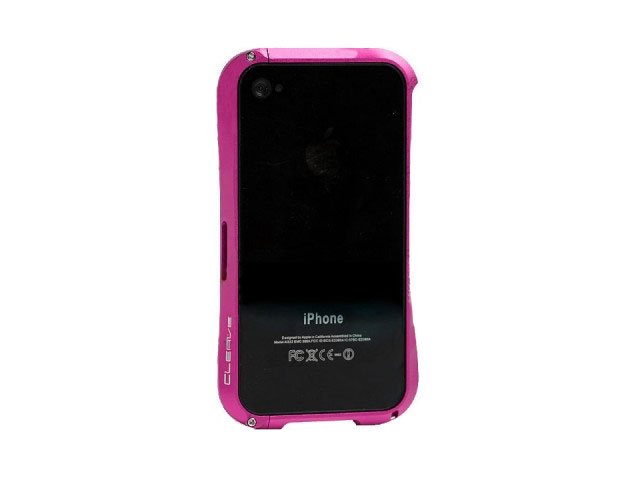 Чехол Cleave Aluminum для Apple iPhone 4 (розовый)