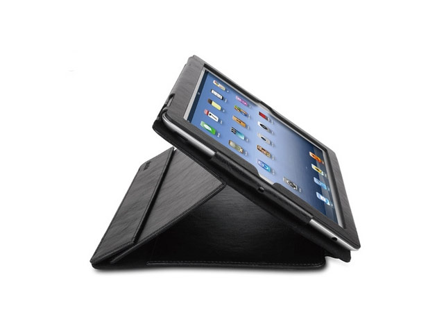 Чехол Dexim Vogue Folio Jacket для Apple iPad 2/new iPad (черный, кожаный)