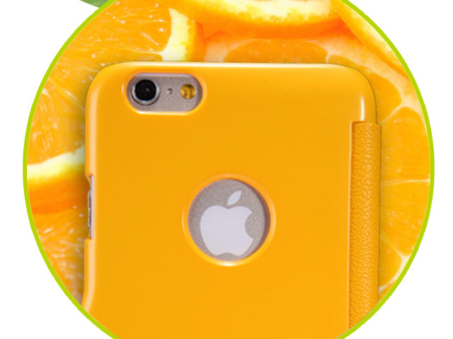 Чехол Nillkin Fresh Series Leather case для Apple iPhone 6 (желтый, кожаный)