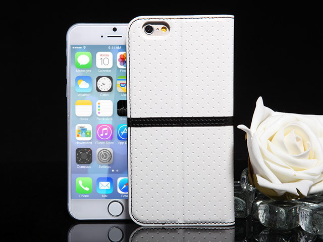 Чехол Nillkin Ice Leather case для Apple iPhone 6 (белый, кожаный)