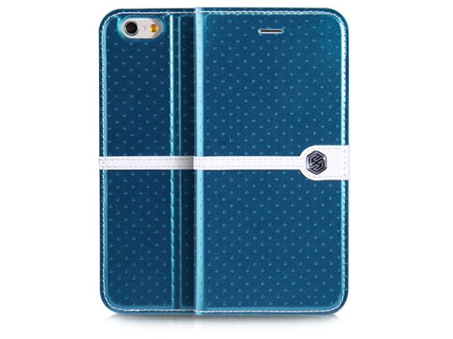 Чехол Nillkin Ice Leather case для Apple iPhone 6 (голубой, кожаный)
