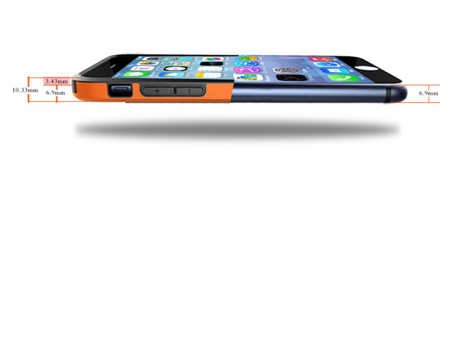 Чехол Nillkin Armor-Border series для Apple iPhone 6 (оранжевый, пластиковый)