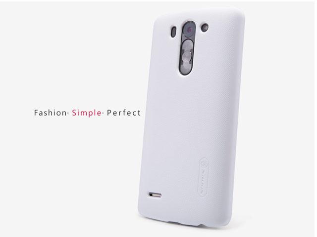 Чехол Nillkin Hard case для LG G3 Beat D724 (G3 mini) (белый, пластиковый)