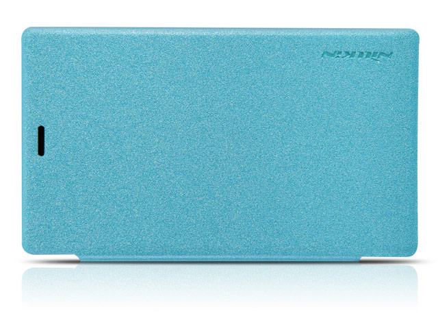 Чехол Nillkin Sparkle Leather Case для Nokia X2 (голубой, кожаный)
