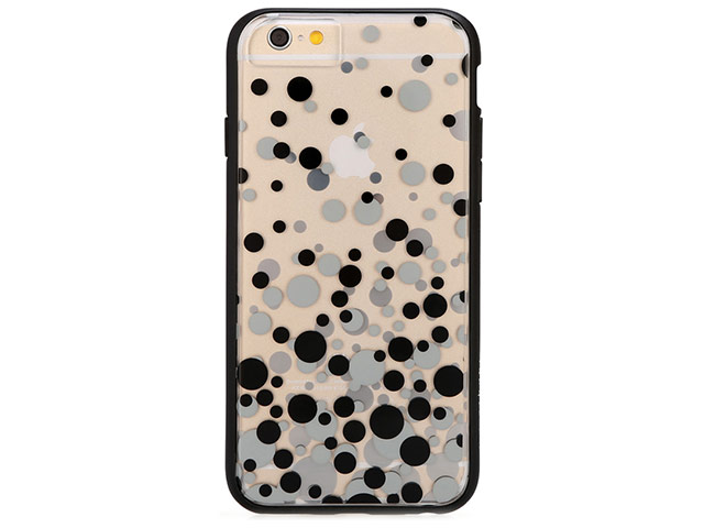 Чехол X-doria Scene Plus Case для Apple iPhone 6 (Black Bubbles, пластиковый)