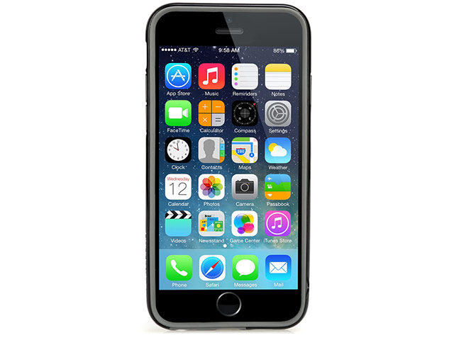 Чехол X-doria Bump Case для Apple iPhone 6 (черный, пластиковый)