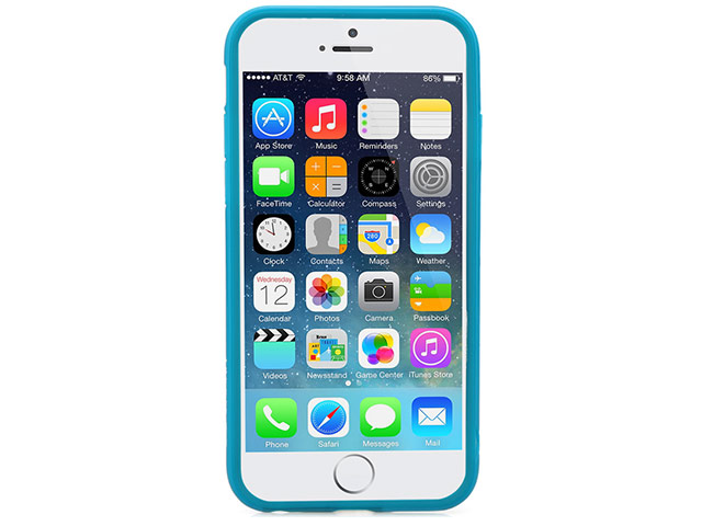 Чехол X-doria Bump Case для Apple iPhone 6 (синий, пластиковый)