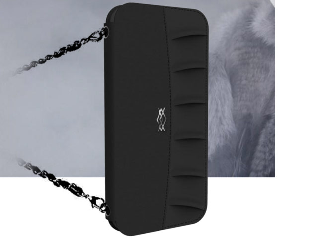 Чехол X-doria Delight Pleated case для Apple iPhone 6 (черный, кожаный)