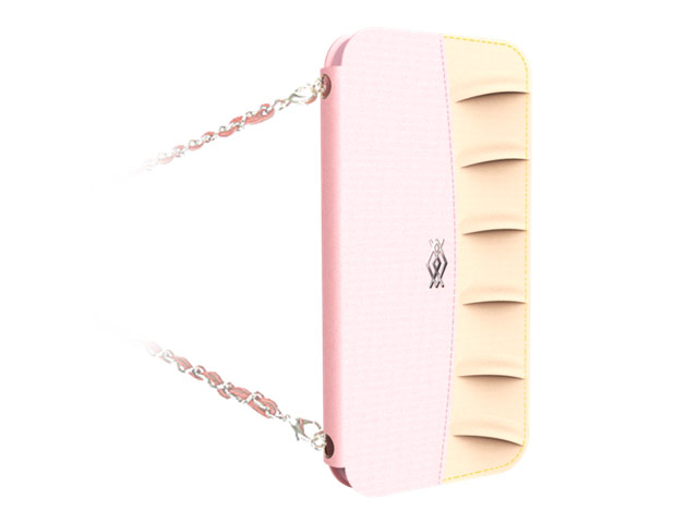 Чехол X-doria Delight Pleated case для Apple iPhone 6 (розовый, кожаный)