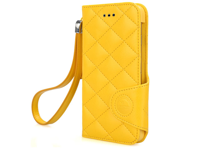 Чехол X-doria Dash Folio Fruit case для Apple iPhone 6 (желтый, кожаный)