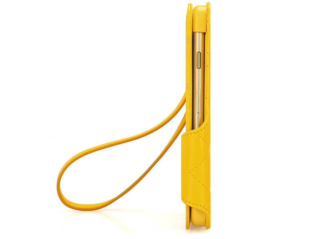 Чехол X-doria Dash Folio Fruit case для Apple iPhone 6 (желтый, кожаный)