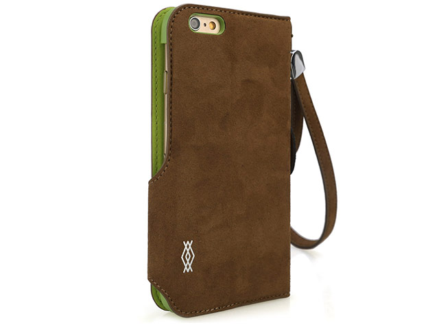 Чехол X-doria Dash Folio Fruit case для Apple iPhone 6 (коричневый, кожаный)