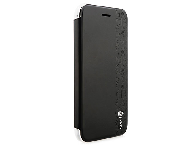 Чехол Seedoo Graffiti Folio case для Apple iPhone 6 (черный, кожаный)