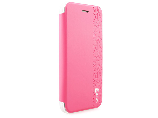 Чехол Seedoo Graffiti Folio case для Apple iPhone 6 (розовый, кожаный)