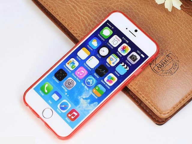 Чехол WhyNot Soft Case для Apple iPhone 6 (красный, гелевый)