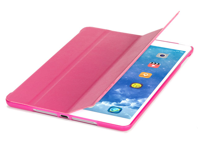 Чехол RGBMIX Smart Folding Case для Apple iPad Air (розовый, кожаный)