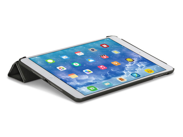 Чехол RGBMIX Smart Folding Case для Apple iPad Air (черный, кожаный)