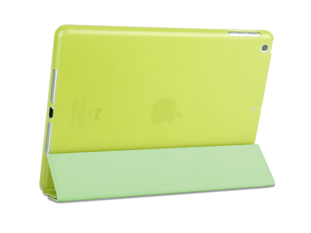 Чехол RGBMIX Smart Folding Case для Apple iPad Air (зеленый, кожаный)