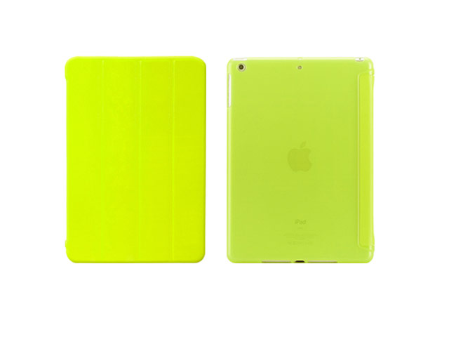 Чехол RGBMIX Smart Folding Case для Apple iPad Air (зеленый, кожаный)