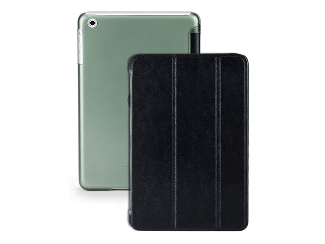 Чехол RGBMIX Smart Folding Case для Apple iPad mini/iPad mini 2 (черный, кожаный)