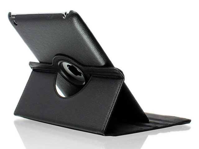 Чехол WhyNot Rotation Case для Apple iPad 2/new iPad (черный, кожаный) (NPG)