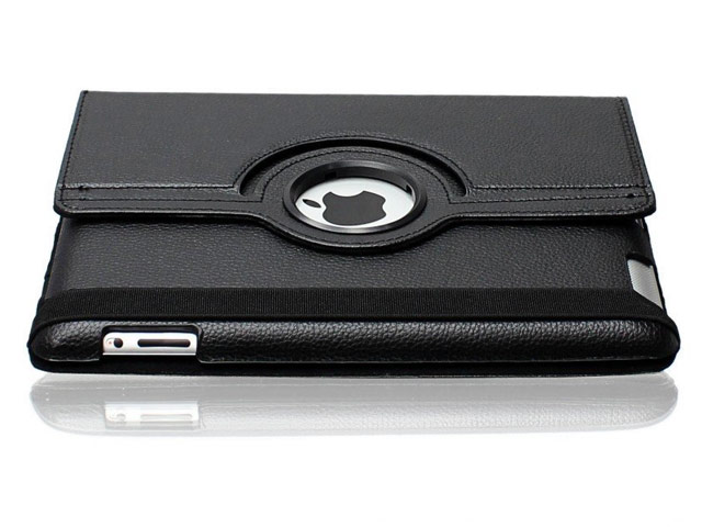 Чехол WhyNot Rotation Case для Apple iPad 2/new iPad (черный, кожаный) (NPG)
