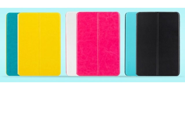 Чехол RGBMIX Thaumaturgy Case для Apple iPad mini/iPad mini 2 (черный/голубой, кожаный)
