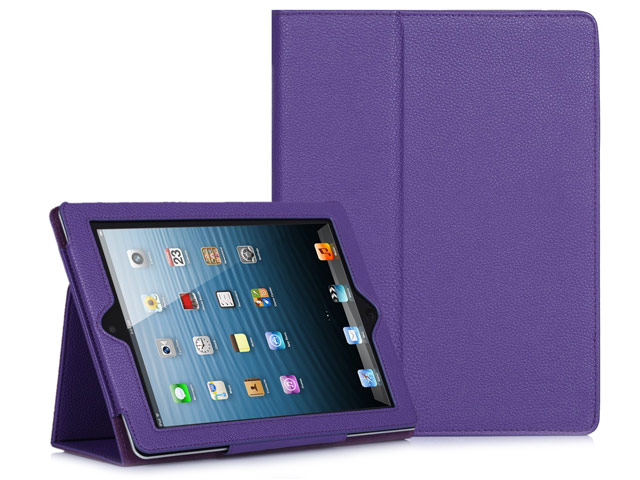 Чехол WhyNot Folio Case для Apple iPad 2/new iPad (фиолетовый, кожаный) (NPG)