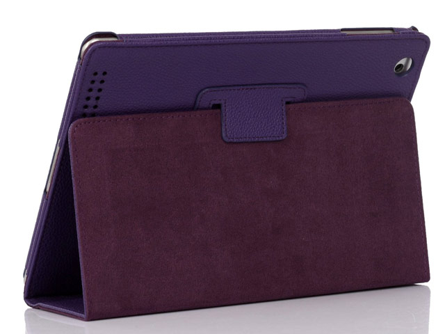 Чехол WhyNot Folio Case для Apple iPad 2/new iPad (фиолетовый, кожаный) (NPG)