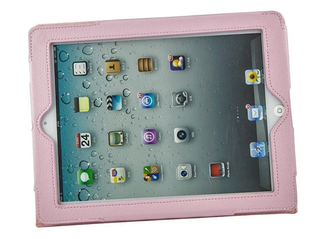Чехол WhyNot Folio Case для Apple iPad 2/new iPad (розовый, кожаный) (NPG)