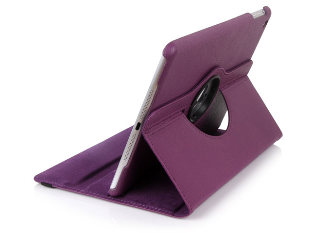 Чехол Yotrix FlipCase Rotation для Apple iPad Air (фиолетовый, кожаный)