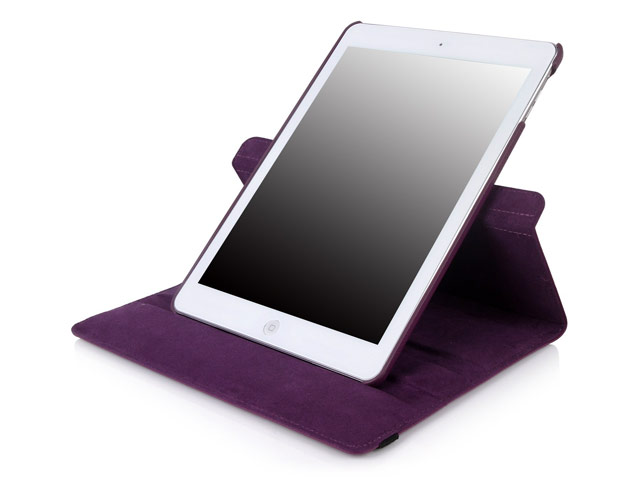 Чехол Yotrix FlipCase Rotation для Apple iPad Air (фиолетовый, кожаный)