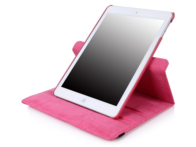 Чехол Yotrix FlipCase Rotation для Apple iPad Air (малиновый, кожаный)