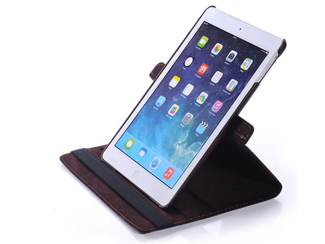 Чехол Yotrix FlipCase Rotation для Apple iPad Air (коричневый, кожаный)