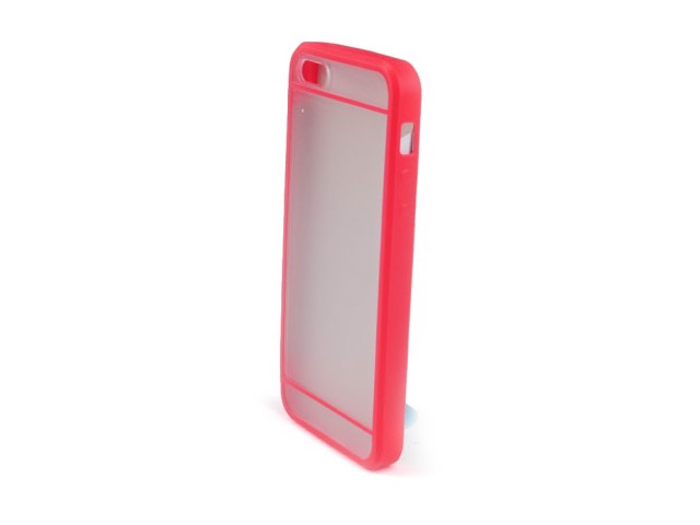 Чехол Jekod Composite case для Apple iPhone 5/5S (красный, гелевый/пластиковый)