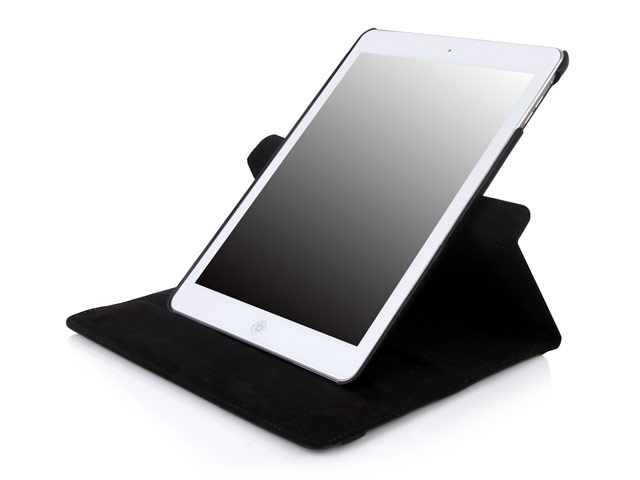 Чехол Yotrix FlipCase Rotation для Apple iPad Air (черный, кожаный)