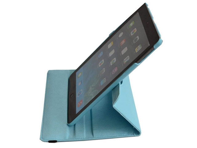 Чехол Yotrix FlipCase Rotation для Apple iPad Air (голубой, кожаный)