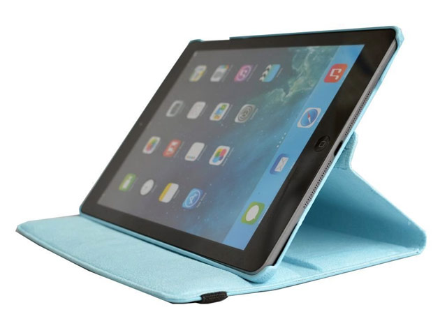 Чехол Yotrix FlipCase Rotation для Apple iPad Air (голубой, кожаный)