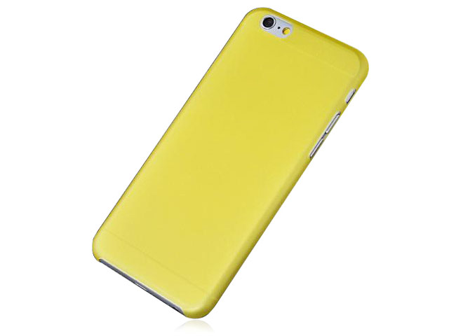 Чехол WhyNot Air Case для Apple iPhone 6 plus (желтый, пластиковый)
