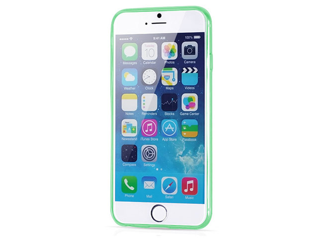 Чехол Yotrix UltrathinCase для Apple iPhone 6 (бирюзовый, гелевый)