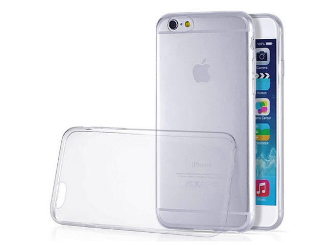 Чехол Yotrix UltrathinCase для Apple iPhone 6 plus (серый, гелевый)